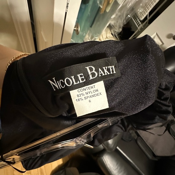 Nicole Bakti Black Evening Dress - Picture 3 of 8